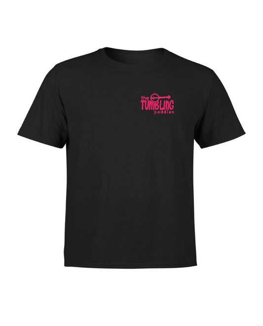 Tumbling Paddies Black/Pink T-Shirt